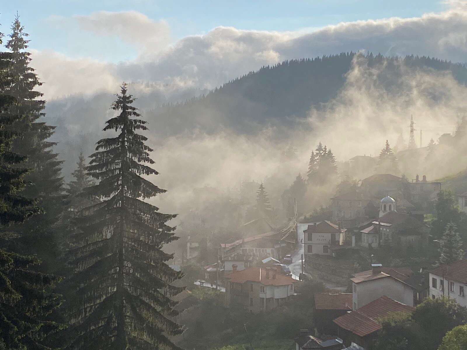 Rhodope mountain landscape near Progled