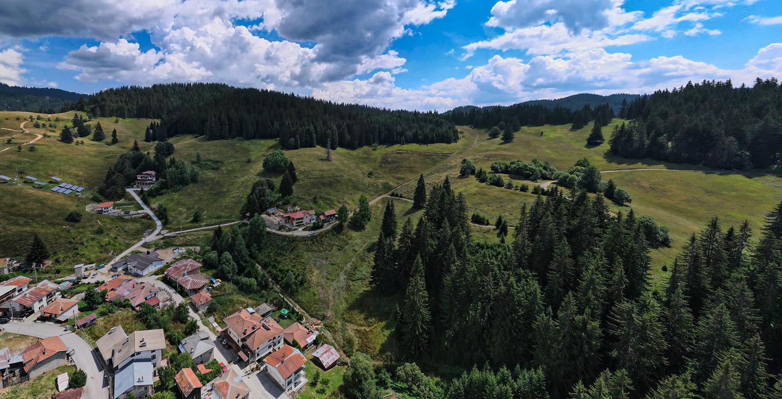 Rhodope mountain landscape near Progled